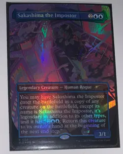 Sakashima the Impostor Secret Lair Foil NM MTG - Image 1