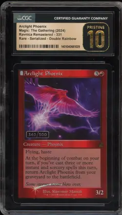 Magic MTG Arclight Phoenix Ravnica Serialized #340/500 #331 CGC 10 Pristine - Image 1
