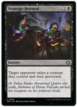 Strategic Betrayal - 0094 - Tarkir Dragonstorm - MTG - NM/M - Image 1