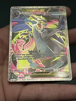 Pokemon TCG Phantasmal Flames 2025 Mega Charizard X EX Ultra Rare 109/094- NM - Image 4