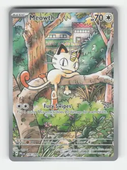 Meowth ME02: Phantasmal Flames (PFL) 106/094 Holofoil Illustration Rare NM EN - Image 3