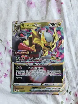Giratina VSTAR Jumbo 131/196 Lost Origin Game UK Promo Oversized Card - Image 1