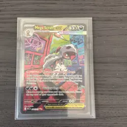 Pokemon Mega Scrafty EX 285/217 Stage 1 Dark 330 HP Secret Rare Full Art - Image 1
