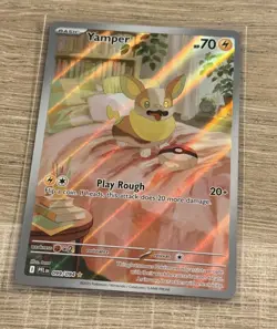 Yamper 099/094 Pokemon TCG phantasmal flames - Pack Fresh M/NM - Image 1
