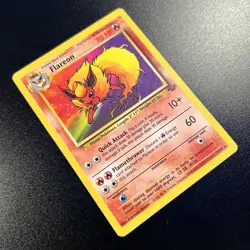 Flareon 19/64 Jungle Non-Holo Rare WOTC Vintage Pokemon Card 1999 Near Mint NM - Image 3