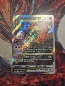 Charizard VSTAR SWSH262 Full Art Black Star Promo Sword & Shield Pokemon Card NM - Image 1