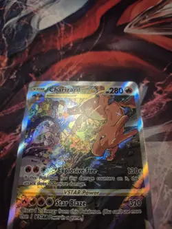 Charizard VSTAR SWSH262 Full Art Black Star Promo Sword & Shield Pokemon Card NM - Image 2