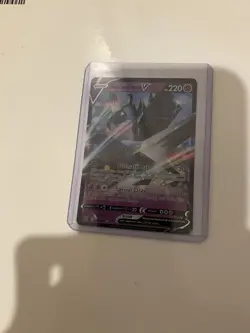 Pokemon Necrozma V 063/163 Ultra Rare Card W/ Sleeve and Top Loader - Image 1