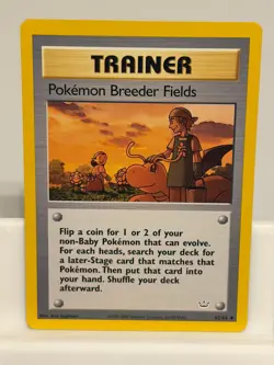Pokemon Breeder Fields 62 NEAR MINT Neo Revelation 64 Unlimited - Image 2