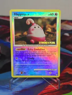 Happiny 52/123 Reverse Holo Stamped Mysterious Treasures Pokemon TCG LP/MP - Image 1