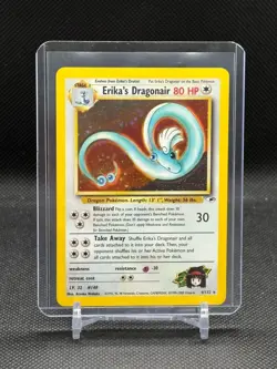 Pokemon TCG Erika's Dragonair Gym Heroes 4/132 Holo Unlimited Holo Rare - Image 1