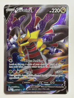 Giratina V 185/196 Lost Origin Full Art Pokemon English - Image 1