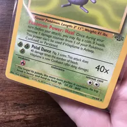 Pokemon Jungle Set Unlimited Vileplume 31/64 Non-Holo Rare HP/Damaged - Image 4