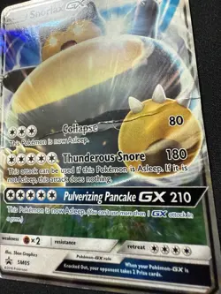 Snorlax GX SM05 Holo Black Star Promo Pokemon Card - Image 2
