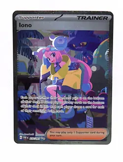 (a) 2024 Pokemon Paldean Fates Iono #237/091 NM/M - Image 1