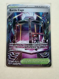 Pokemon TCG Battle Cage 116/094 Ultra Rare Holo Phantasmal Flames 2025 - Image 1