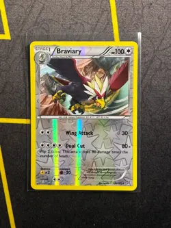 Braviary 130/162 Reverse Holo Rare Pokemon TCG BREAKThrough NM - Image 1