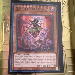 CRIMPED ERROR Konami Yu-Gi-Oh! TCG Despian Tragedy MP22-EN122 1st Edition - Image 1