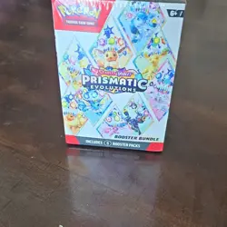 Pokemon TCG Prismatic Evolutions Booster Bundle Box with 6 Booster Packs - Image 1