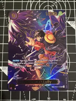 English - Monkey D. Luffy OP09-119 SP “Carrying On His Will” One Piece Card NM - Image 1
