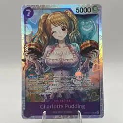 One Piece Premium Booster Best Vol. 2 #PRB02-010 SR Foil TCG Charlotte Pudding - Image 1