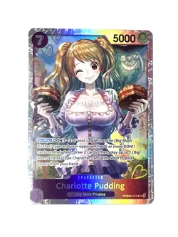 TCG One Piece: Charlotte Pudding - PRB02-010 SR The Best- Vol. 2 Foil - Image 1