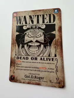 One Piece CCG Gol D Roger SP OP09-118 OP13 Wanted Poster - Near Mint English - Image 3