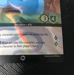 Disney Lorcana Genie On the Job Enchanted Rare First Chapter NM Condition - Image 5