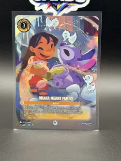 Ohana Means Family 224/204 (Enchanted) Disney Lorcana Winterspell NM Pack Fresh - Image 5