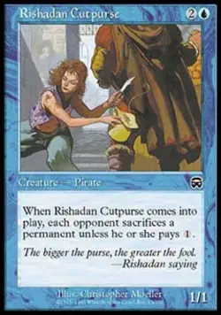 Rishadan Cutpurse - Light Play MTG Mercadian Masques - Image 1