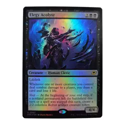 Elegy Acolyte #97 Foil Rare Creature-Human Cleric MTG 2025 Edge of Eternities - Image 1