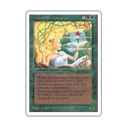WOTC MtG Unlimited Verduran Enchantress (R) EX - Image 1