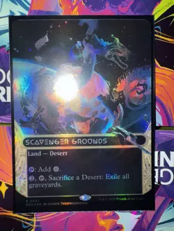 Magic MTG Scavenger Grounds *FOIL* (0037) (Borderless) - Edge of Eternities - Image 1