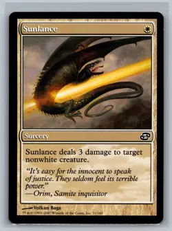 Magic MTG Planar Chaos 4x Sunlance #31/165 TCG CCG Playset - Image 1