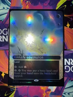 Magic MTG Terrain Generator *FOIL* (0043) (Borderless) Edge of Eternities - Image 1