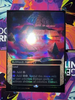 Magic MTG Eldrazi Temple *FOIL* (0014) - Borderless - Edge of Eternities - Image 1