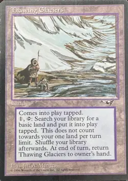 Vintage Magic The Gathering (MTG) : Alliance: Thawing Glaciers: Rare - Image 1
