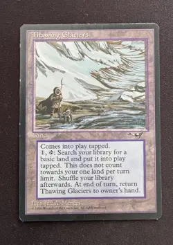 Vintage Magic The Gathering (MTG) : Alliance: Thawing Glaciers: Rare - Image 2