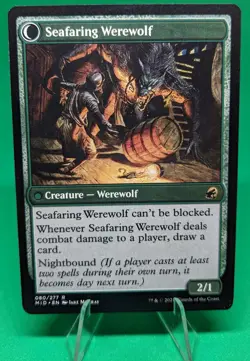 MTG Suspicious Stowaway   Seafaring Werewolf Innistrad: Midnight Hunt - Image 2