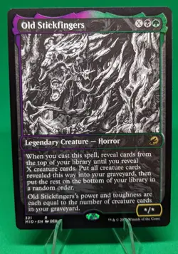 MTG Old Stickfingers Showcase Innistrad: Midnight Hunt 321 Regular Rare - Image 1