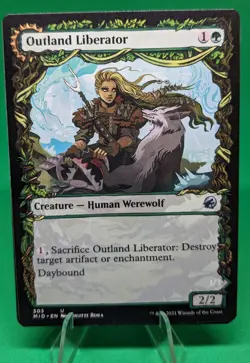 MTG Outland Liberator Frenzied Trapbreaker (Showcase) Innistrad VOW NM - Image 1