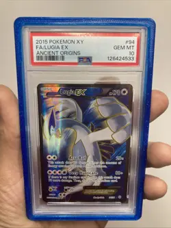 PSA/CGC SLAB Graded Guard Holder Case 3D Print For Pokemon And Tcg Cards BLUE - Image 1
