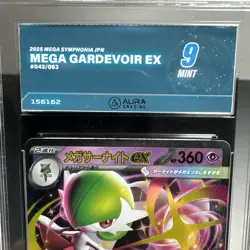 Pokemon TCG aura mint 9 grade Mega Gardevoir EX Rare 060/132 Graded Slab Card - Image 3