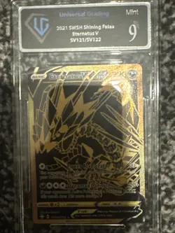 Pokemon Graded Slab Bundle 3 Gold Cards All Mint 9 - Image 3