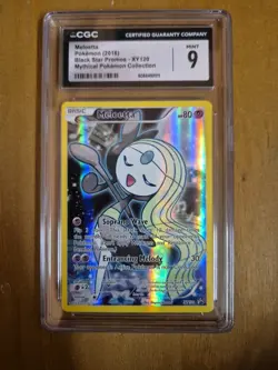 Pokemon Meloetta XY120 Black Star Promo Full Art Slab Pokemon Graded CGC 9 Mint - Image 1