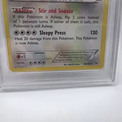 Pokemon TCG Snorlax 2014 Flash Fire GG Near Mint 8 Graded Slab Non Holo - Image 5