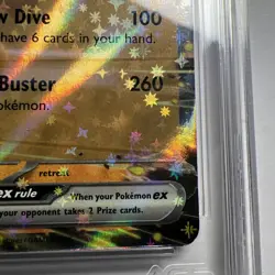 Cynthia's Garchomp ex 104/182 Destined Rivals Pokemon Card AGS 9 Graded Slab - Image 4