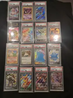 Pokemon PSA CGC Graded Slab Lot – Charizard Pikachu Mewtwo Vintage JP Bundle - Image 1