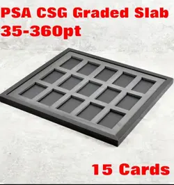PSA CSG Pokemon Graded Card Display Case Slab Frame – Holds 15 Cards - Image 2