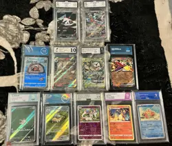 Pokemon Graded Slab Bundle (11X Mixed Of Slabs) - Image 1